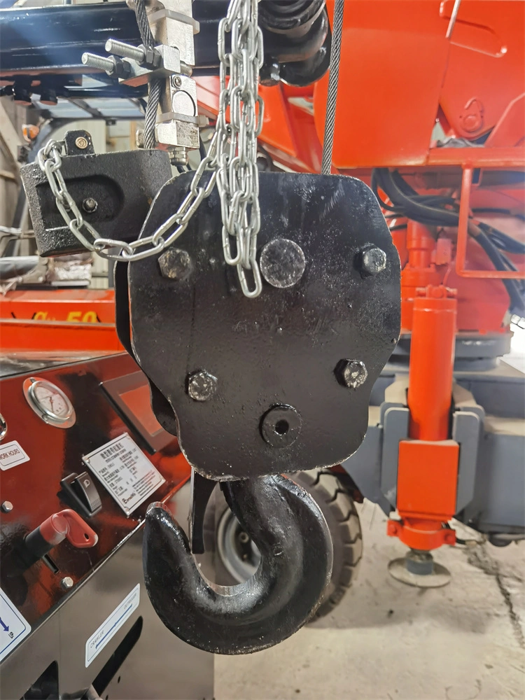 1 Ton 3 Ton 5 Ton Spider Crane Mini Crawler Mobile Crane Mini Crawler Crane With Telescopic Boom 3