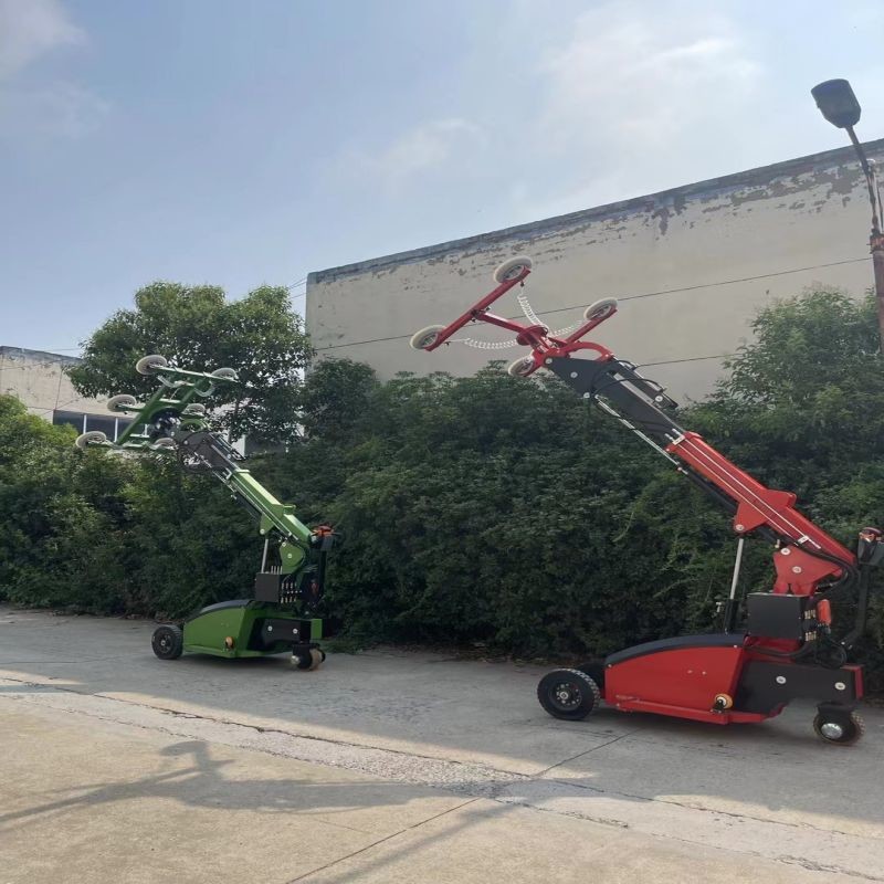 3.5 Meters Auto Electric Mobile Glass Vacuum Lifter Robot With Suction Cup