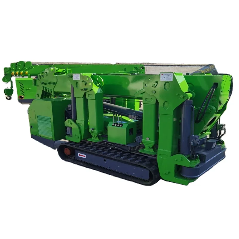 Rustin Crawler Machine 12 Ton Lifting Spider Crawler Crane Compact Versatile For Tight Spaces