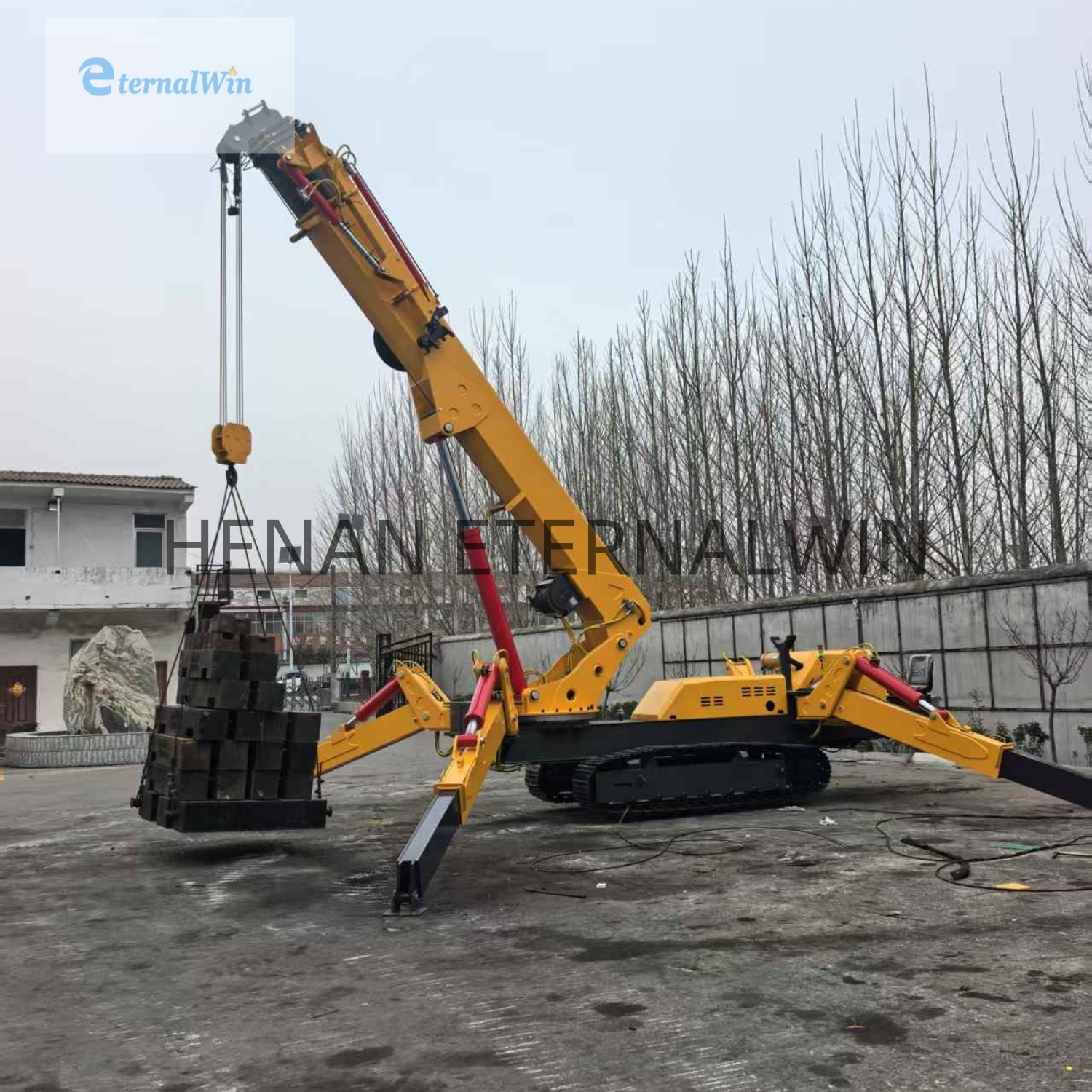 Loader Spider Crawler 3-12 Ton Spider Crawler Crane for Narrow Spaces & Construction
