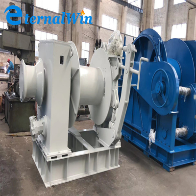 500Kn Marine Boat High Speed Hydraulic Winches With Double Drums