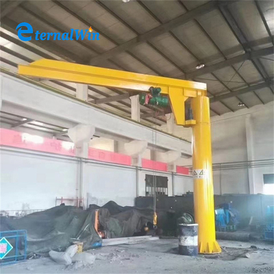 3-ton Capacity Steel Jib Crane With Electric Hoist And Customizable Lift Height