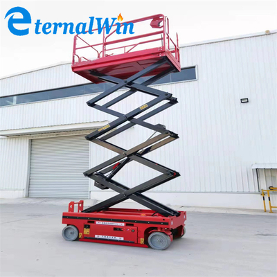 Boom Lifter Customized Load Capacity Scissor Lift Platform With Emergency Stop Button