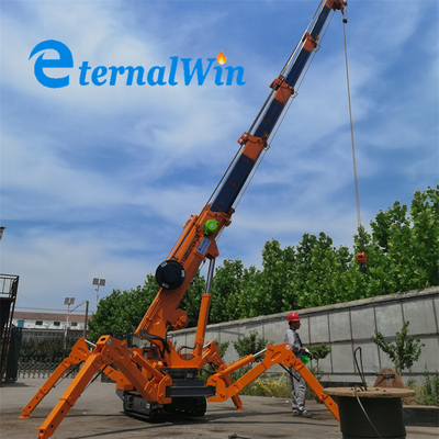 CE EPA EURO Electric Spider Crane Portable Lifting Crane Machine Build 3 Ton Crawler 2t 3t 5t 8t Mini Spider Crane