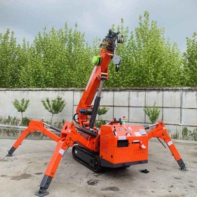 Remote Control and Diesel Engine AC Motor Lifting Capacity of 1Ton with Spider Crawler Crane