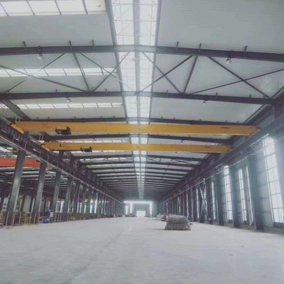 1-20 Ton Electric Power Single Girder Overhead Crane With Electric Hoist