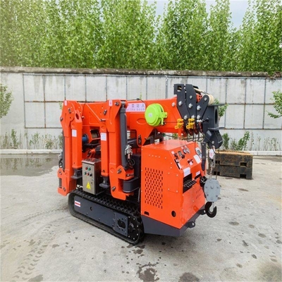 CE Telescopic Boom Spider Crane 2 Ton Mini Crawler Crane