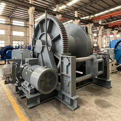 OEM 10ton To 100ton Electric Hydraulic Marine Mooring Winch For Ships / Boats