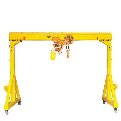 7.5-30m Span Electric Gantry Crane Cabin / Suspendant Control Remote Control