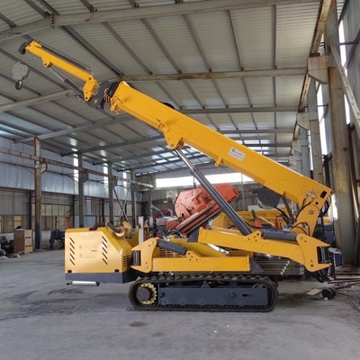 Diesel Engine 8 Ton 5 Ton Spider Crane 17.8m Mobile Tracked Spider Crane