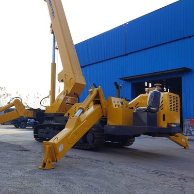 Steel 5 Ton Spider Crane for Lifting Capacity in Challenging Situations