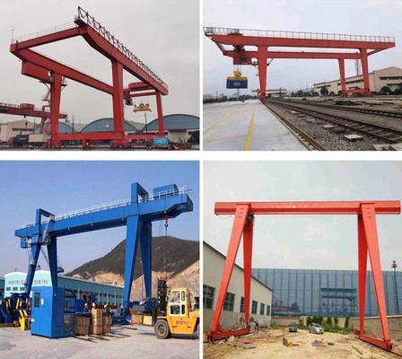 Heavy Duty Double Beam Rail Mounted RMG Gantry Crane 35ton 45ton 55ton