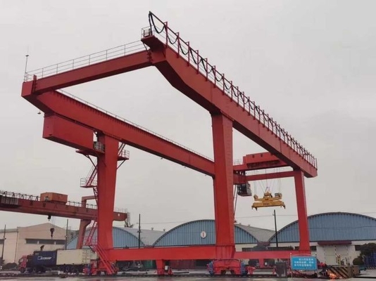 Outdoor Rail Mounted Gantry Crane Electric Hoist Container Lifting 40 Ton 50 Ton
