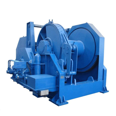 Double Drum Marine Hydraulic Winch 1-75 Ton Metal Steel