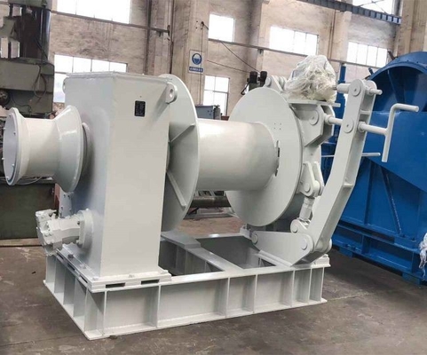 100KN 150KN 200KN Electric Hydraulic Ship Winch Marine Mooring Winch