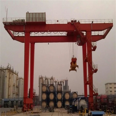 Outdoor Heavy Box Type Lift Crane Machine Double Beam Gantry Crane With Mobile Trolley