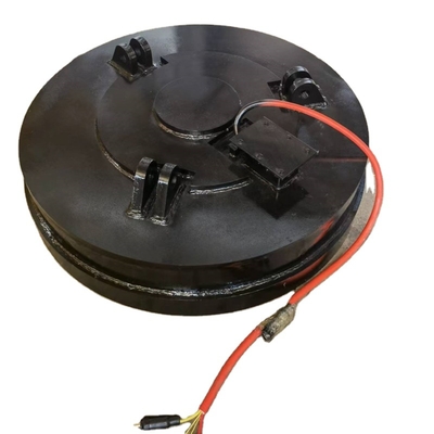 200N/Cm2 Circular Lifting Electromagnet Excavator Chuck 2 Ton Crane Magnet