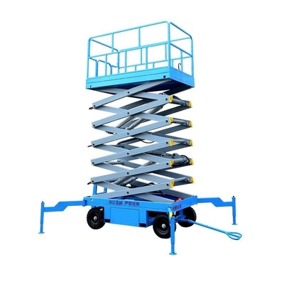 500kg Capacity Mobile Electric Scissor Lift Anti slip 380V 220V