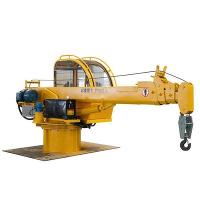 360 Degree Rotation Mobile Harbour Crane Marine Deck Ship Crane With Telescopic Boom