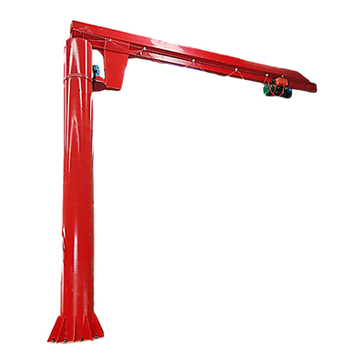 Electric Rotating Cantilever Crane Jib Crane With Pneumatic Vacuum Lifter 3 Ton