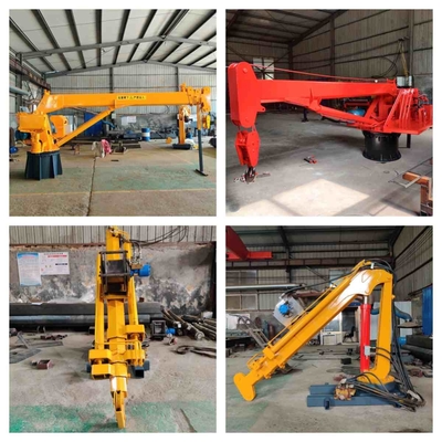 10T 20T Long Boom Mobile Harbour Crane Slewing Deck Marine Telescopic Crane