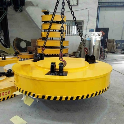 Rotating Excavator Electromagnetic Chuck Overhead Crane Magnets 15 Ton 1500mm