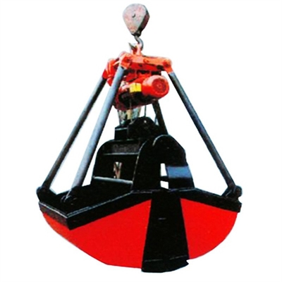 6-12 CBM Crane Grab Orange Clamshell Grab Bucket Overhead Crane Grapple