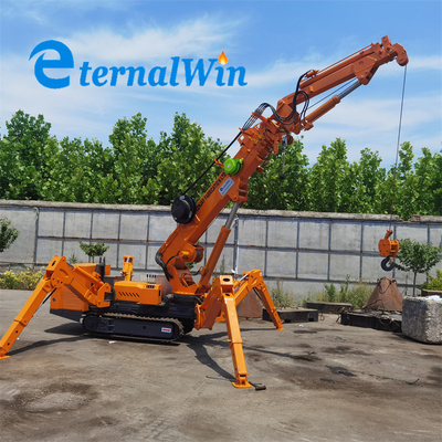 Customized Spider Crane with Telescopic Boom for Your Solutions Projects and Applications