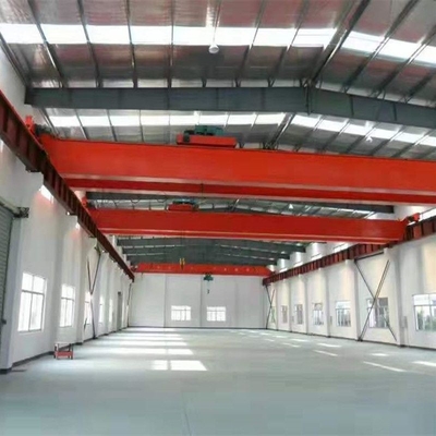 Twin Beam Overhead Crane Machine QD Model 5 Ton Bridge Crane With Trolley