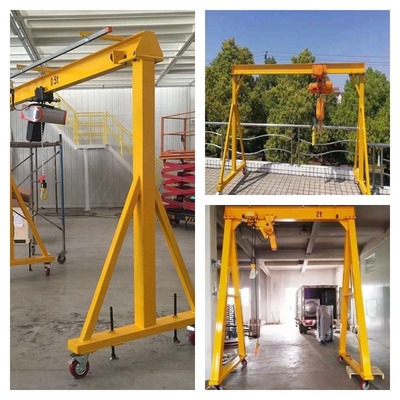 Aluminum Alloy Portable Gantry Crane 3 Ton Mobile Gantry Cranes Remote Control