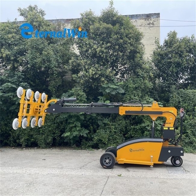Stable Reliable Glass Lifter Vacuum Glass Glazing Robot 500kg With Hydraulic Components