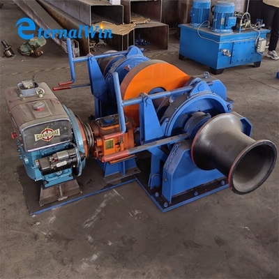 Single Gypsy Chain Anchor Windlass Winch 18mm 20mm 28mm Diesel Engine Driven