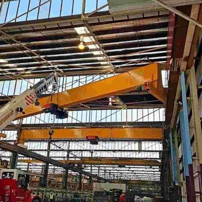 European Type Electric Remote Control C Track Single Girder Overhead Crane 5T 15T