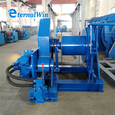 Customized Rope Capacity Marine Hydraulic Winch Powered By Standard Hydraulic Station