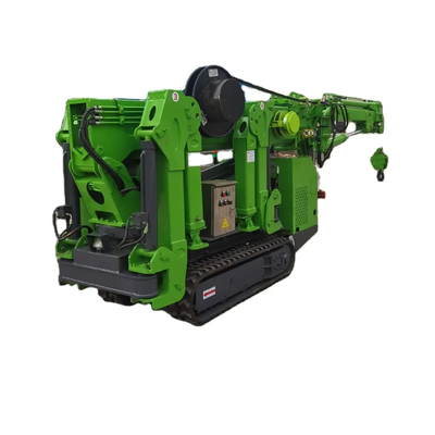 Telescopic Mini Spider Crane 12Ton Steel Lifting Capacity Electric And Diesel Power