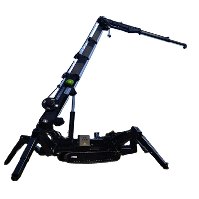Telescopic Mini Spider Crane Steel Construction 3-12 Ton Lifting Capacity Electric And Diesel Powered