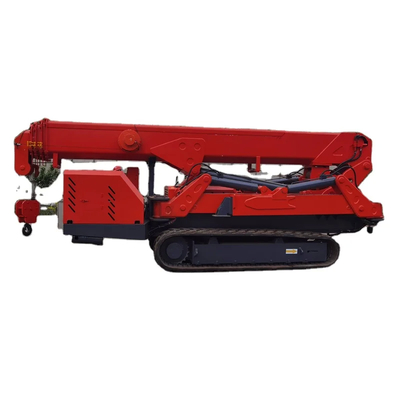 Telescopic Steel Mini Spider Crane 3-14 Ton Lifting Capacity Yellow Or Red Color Electric And Diesel Powered