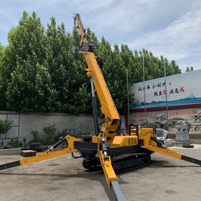 Telescopic Boom Hydraulic Spider Crawler Crane Remote Control