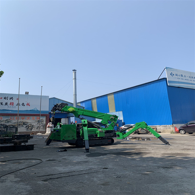 Electric and Diesel Mini Spider Crane with Telescopic Boom
