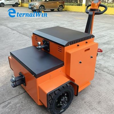 20 Ton Capacity Electric Tractor with Electromagnetic Brake and Rubber Solid Wheels for Heavy Load Handling
