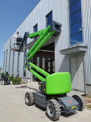 Self Propelled Portable Battery Powered Basket Electric Hoist Lifting People For Aerial Workimg