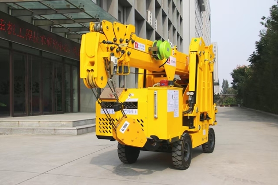 10 Ton Telescopic Boom Spider Crane for Construction Using