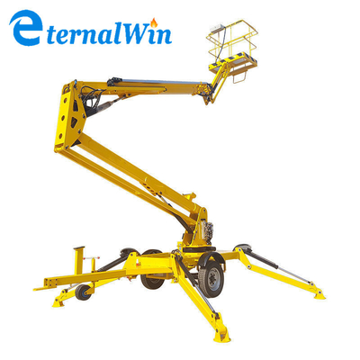 8m 10m 12m 14m Portable Platform Man Lift  Aerial Work Platform Hydraulic Machine