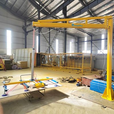 Light Type Floor Mounted 360° Rotation Pillar-mounted Jib Crane for Workshop Use