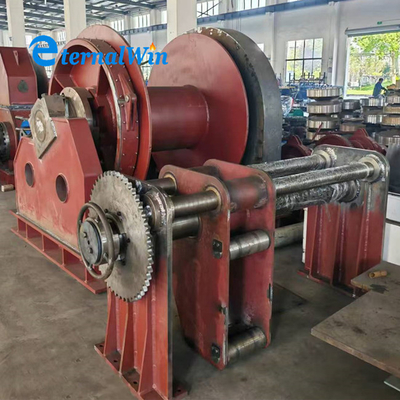 Customized Heavy Duty 60ton Marine Ship Wire Rope Electric Winch For Shipyard Slipway