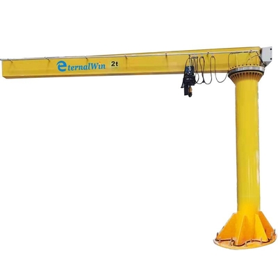 Electric Chain Hoist Jib Crane Customized Height Steel Crane With 500kg-3ton Capacity