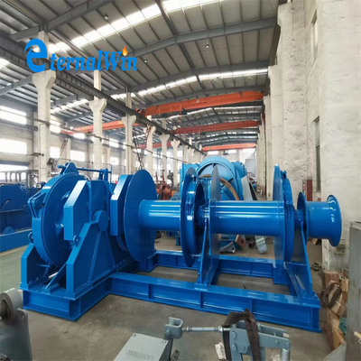 Standard Hydraulic Station Marine Hydraulic Winch with Customized Winch Speed and Rope Capacity