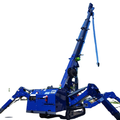 Electric And Diesel Power Spider Crawler Crane With Steel Lifting Capacity 3 Ton 5 Ton 8 Ton 10Ton 12Ton