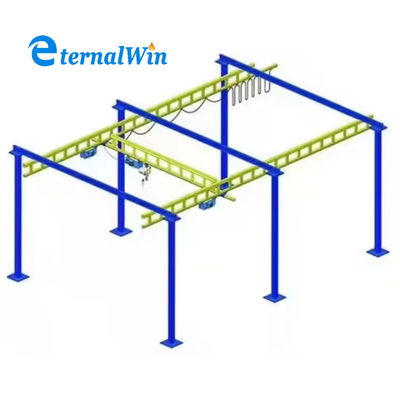 380V Power Source Strength Steel KBK Overhead Crane Machine With Customized Speed Performance