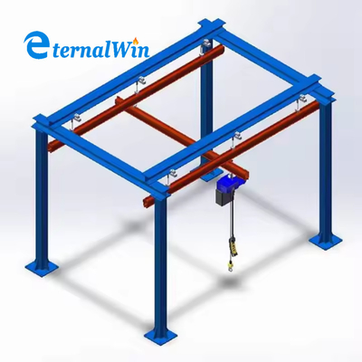 50Hz Power Source Electric KBK Overhead Hoist With Customized Lift Height